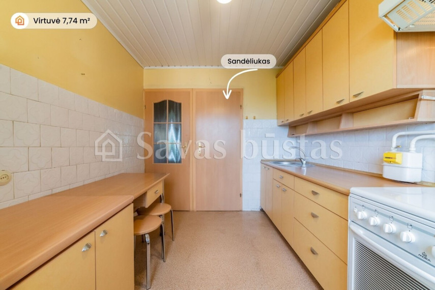 Parduodamas butas Tilžės g., Šiaulių m., Šiaulių m. sav., 67.61 m2 ploto, 3 kambariai 12