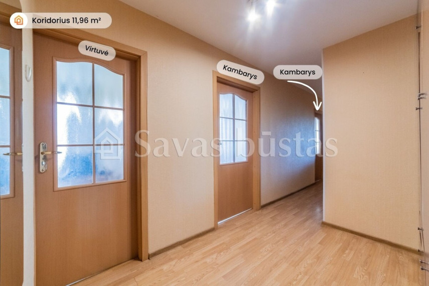 Parduodamas butas Tilžės g., Šiaulių m., Šiaulių m. sav., 67.61 m2 ploto, 3 kambariai 15