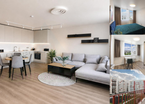 Parduodamas butas Rygos g., Justiniškės, Vilniaus m., Vilniaus m. sav., 74.00 m² ploto 3 kambariai