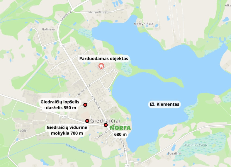 Parduodamas namas Naujoji g., Giedraičių mstl., Molėtų r. sav., 81.44 m2 ploto, 1 aukštai 37
