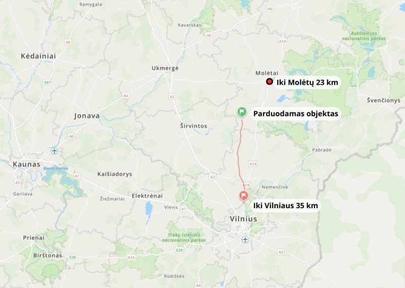 Parduodamas namas Naujoji g., Giedraičių mstl., Molėtų r. sav., 81.44 m2 ploto, 1 aukštai 38