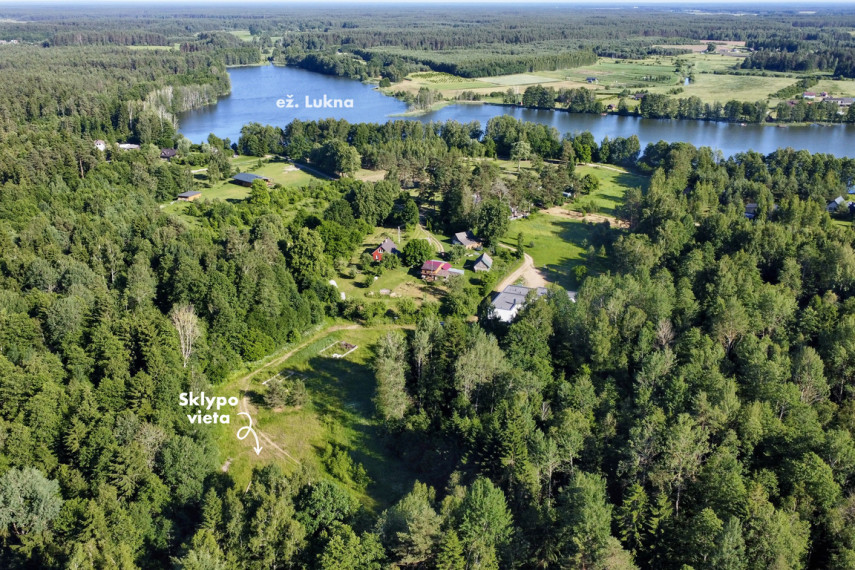 20 arų sklypo dalis su pamatais Trakų r., Vištelionių k. 1