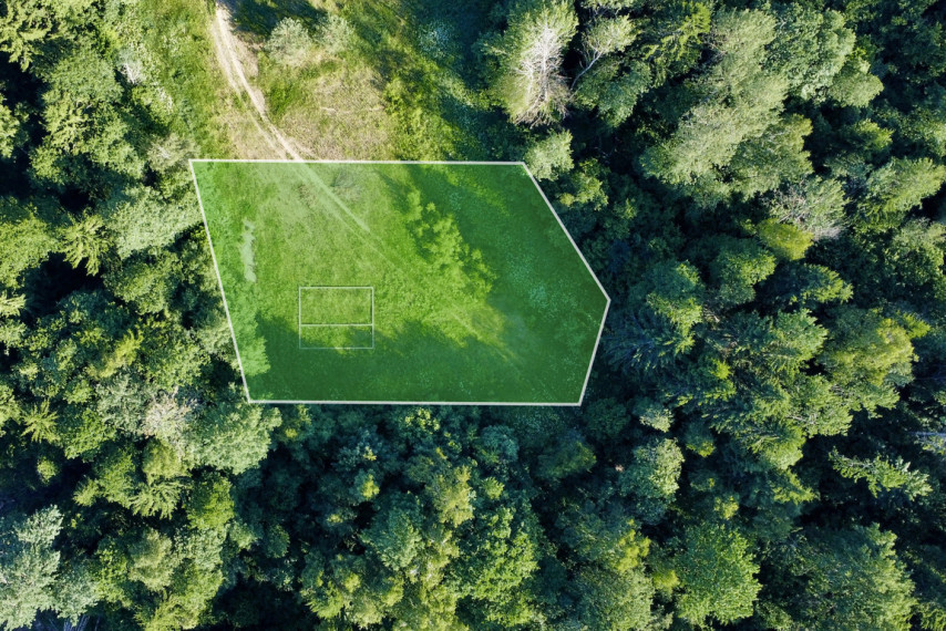 20 arų sklypo dalis su pamatais Trakų r., Vištelionių k. 5