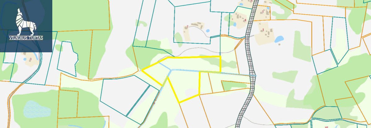 Parduodamas  sklypas Bijūnų k., Trakų r. sav., 458 a ploto 2