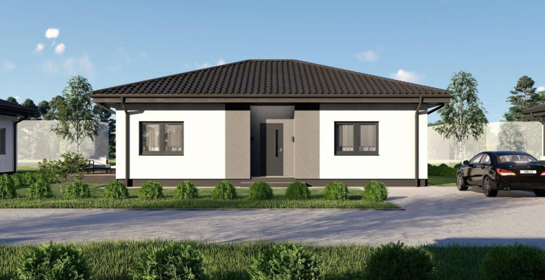 Parduodamas namas Pakalvių g., Trušelių k., Klaipėdos r. sav., 100 m2 ploto, 1 aukštai 3