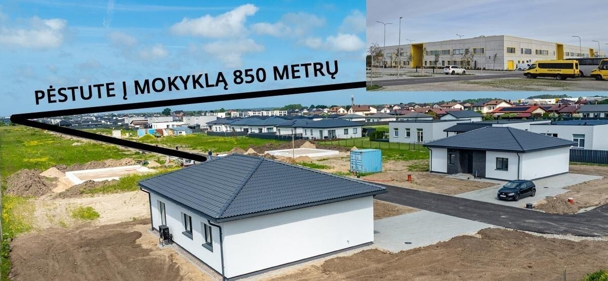 Parduodamas namas Pakalvių g., Trušelių k., Klaipėdos r. sav., 100 m2 ploto, 1 aukštai 6