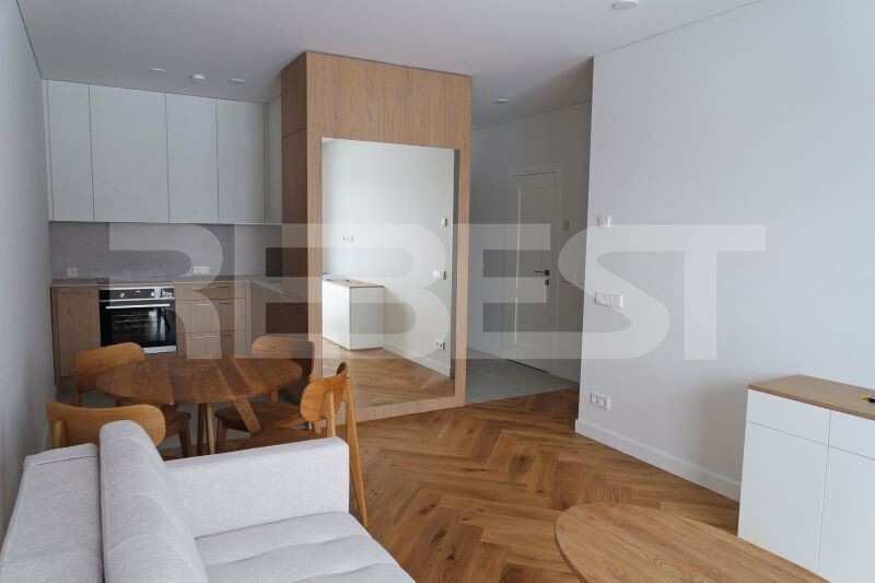 Nuomojamas butas Šatrijos g., Šnipiškės, Vilniaus m., Vilniaus m. sav., 41.26 m2 ploto, 2 kambariai 1