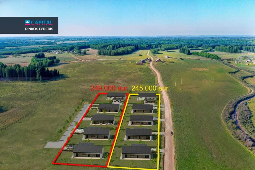 Parduodamas namas Plačioji g., Žodiškių k., Vilniaus r. sav., 100 m2 ploto, 1 aukštai 3