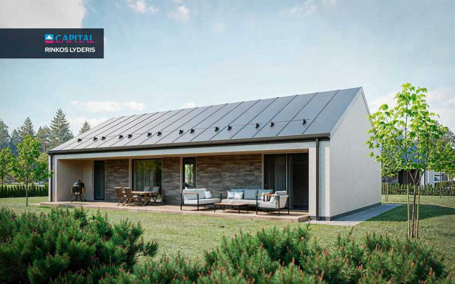 Parduodamas namas Plačioji g., Žodiškių k., Vilniaus r. sav., 100 m2 ploto, 1 aukštai 9