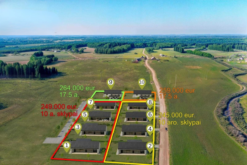 Parduodamas namas Plačioji g., Žodiškių k., Vilniaus r. sav., 100 m2 ploto, 1 aukštai 4