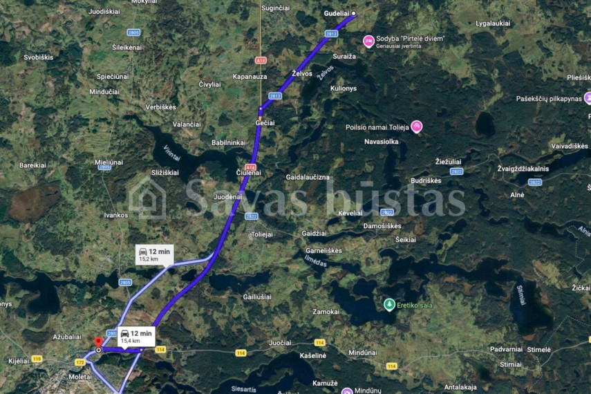 Parduodamas namas Gudelių g., Gudelių k., Jurbarko r. sav., 86.82 m2 ploto, 1 aukštai 17