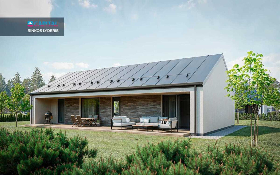 Parduodamas namas Plačioji g., Žodiškių k., Vilniaus r. sav., 100 m2 ploto, 1 aukštai 1