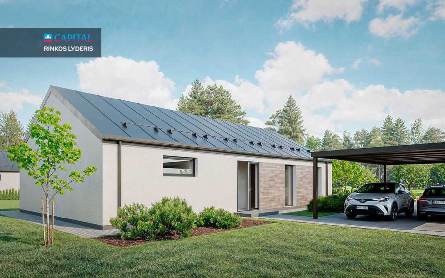 Parduodamas namas Plačioji g., Žodiškių k., Vilniaus r. sav., 100 m2 ploto, 1 aukštai 6