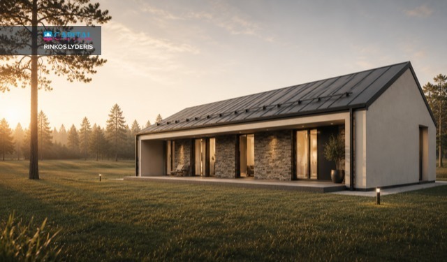 Parduodamas namas Plačioji g., Žodiškių k., Vilniaus r. sav., 100 m2 ploto, 1 aukštai 10