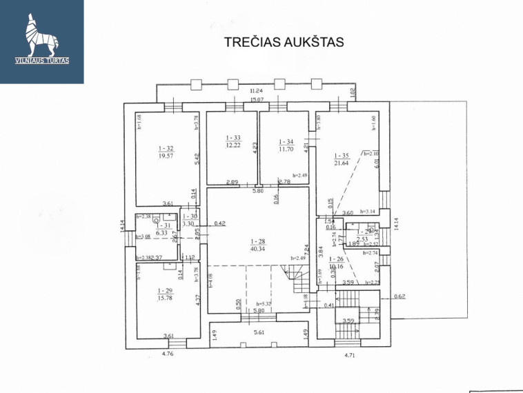 Parduodamas namas Kaimelio g., Fabijoniškės, Vilniaus m., Vilniaus m. sav., 758 m2 ploto, 4 aukštai 27
