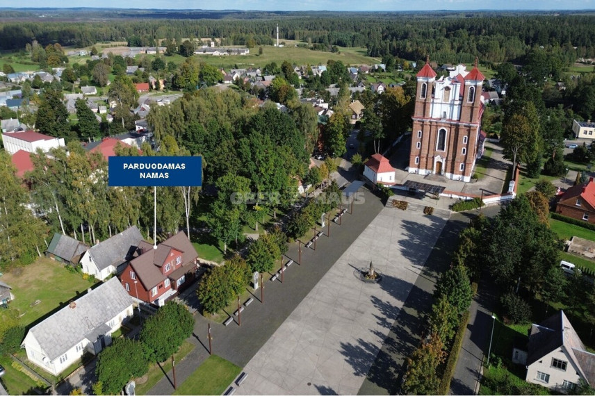 Parduodamas namas M. Jurgaičio a., Šiluvos mstl., Raseinių r. sav., 178.84 m2 ploto, 1 aukštai 1