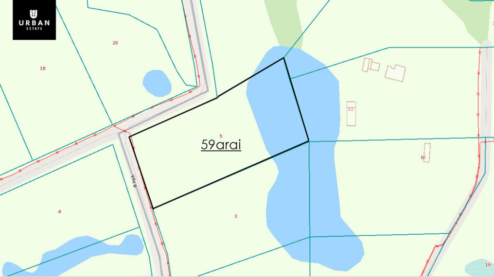 Parduodamas sklypas Ažuožerių k., 59 a ploto 2