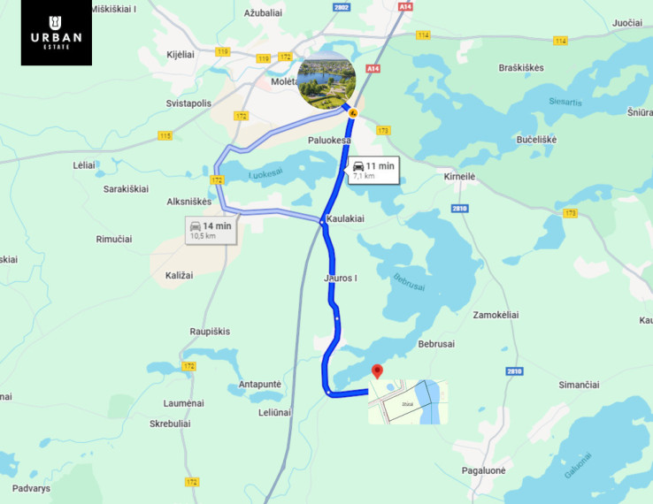 Parduodamas sklypas Ažuožerių k., 59 a ploto 8