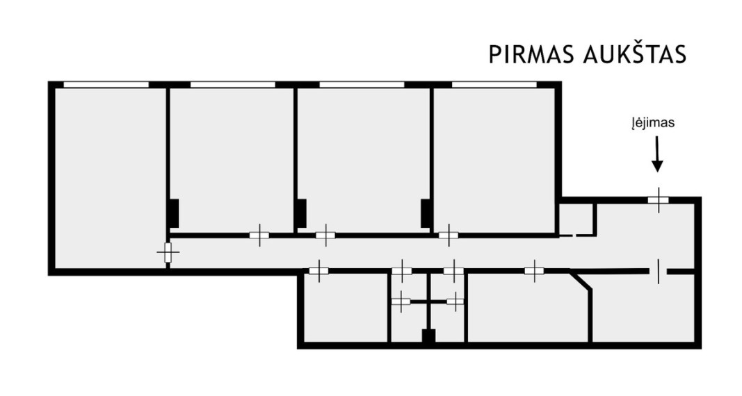 Nuomojamos administracinės, kitos paskirties, paslaugų, prekybos patalpos R. Kalantos g., Petrašiūnai, Kauno m., Kauno m. sav., 270 m2 ploto 22