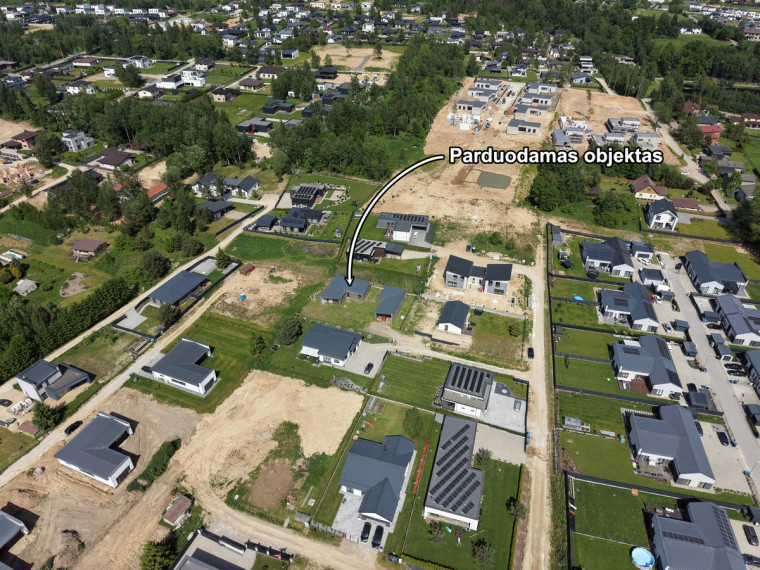 Parduodamas namas Žalioji g., Saldenės k., Vilniaus r. sav., 110.64 m2 ploto, 1 aukštai 13