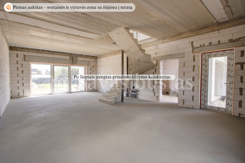 Parduodamas namas Serbentų g., Domeikavos k., Kauno r. sav., 147 m2 ploto, 1 aukštai 4