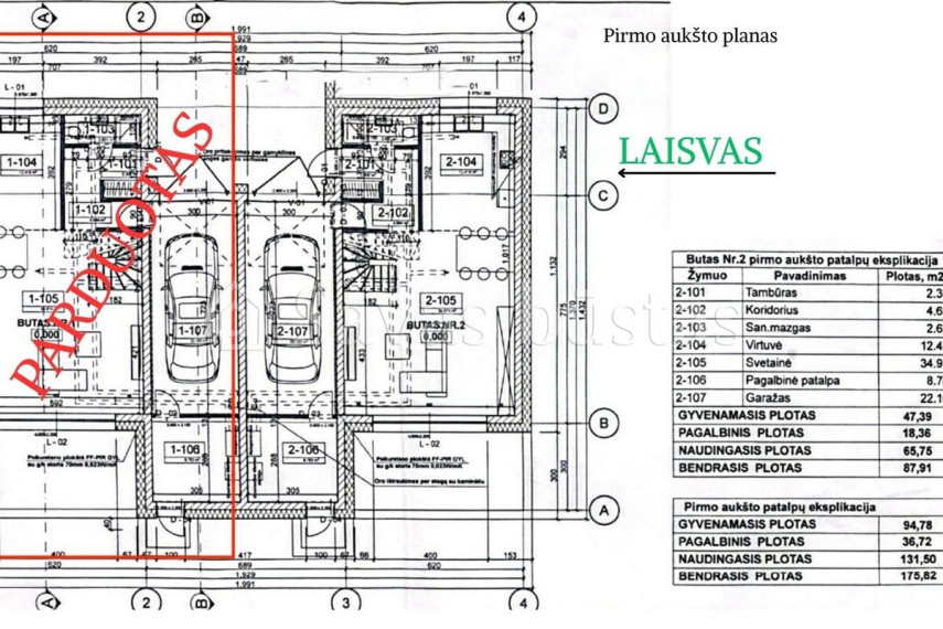 Parduodamas namas Serbentų g., Domeikavos k., Kauno r. sav., 147 m2 ploto, 1 aukštai 9