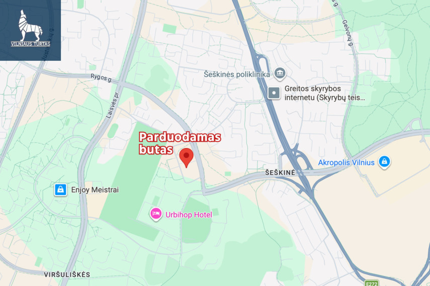 Parduodamas butas Buivydiškių g., Šeškinė, Vilniaus m., Vilniaus m. sav., 34.76 m2 ploto, 2 kambariai 19