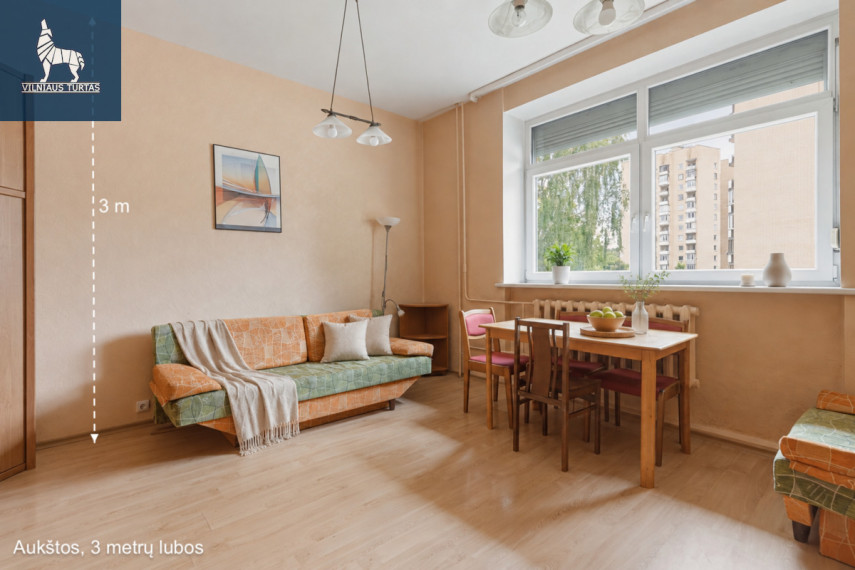 Parduodamas butas Buivydiškių g., Šeškinė, Vilniaus m., Vilniaus m. sav., 34.76 m2 ploto, 2 kambariai 1