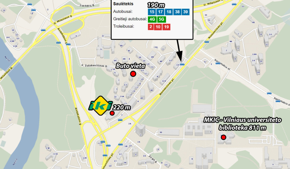 Parduodamas butas Vytauto Žalakevičiaus g., Vilniaus m., Vilniaus m. sav., 50.52 m2 ploto, 2 kambariai 27
