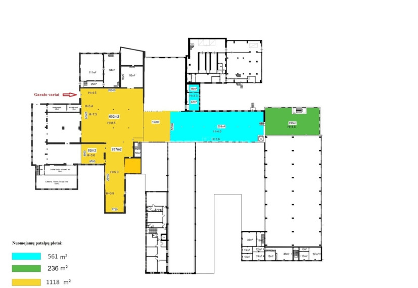 Nuomojamos gamybinės patalpos Popieriaus g., Verkiai, Vilniaus m., Vilniaus m. sav., 1118 m2 ploto 13