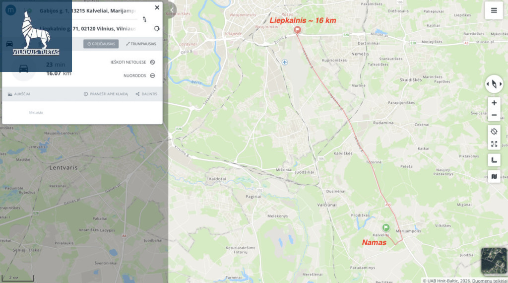 Parduodamas namas Kaštonų g., Kalvelių k., Vilniaus r. sav., 80 m2 ploto, 1 aukštai 9