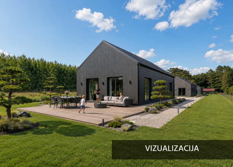 Parduodamas namas Avietyno g., Gervėnų k., Šiaulių r. sav., 80 m2 ploto, 1 aukštai 4
