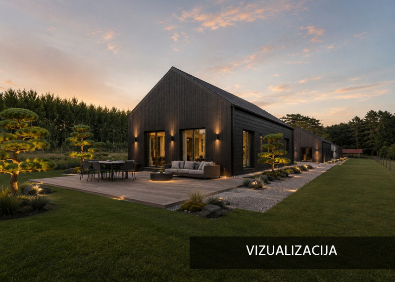 Parduodamas namas Avietyno g., Gervėnų k., Šiaulių r. sav., 80 m2 ploto, 1 aukštai 21