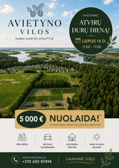 Parduodamas namas Avietyno g., Gervėnų k., Šiaulių r. sav., 80 m2 ploto, 1 aukštai 33