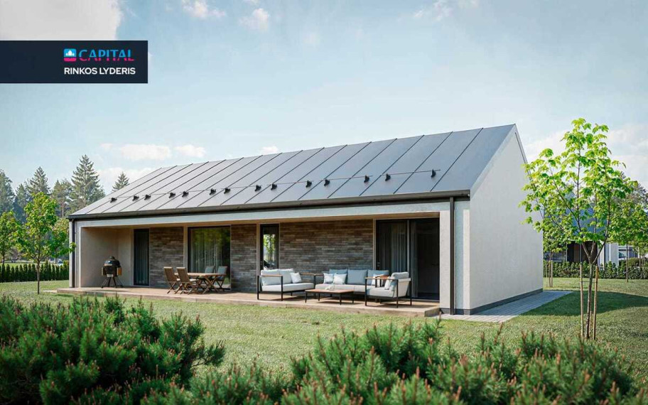 Parduodamas namas Plačioji g., Žodiškių k., Vilniaus r. sav., 100 m2 ploto, 1 aukštai 9