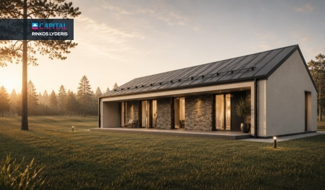 Parduodamas namas Plačioji g., Žodiškių k., Vilniaus r. sav., 100 m2 ploto, 1 aukštai 10
