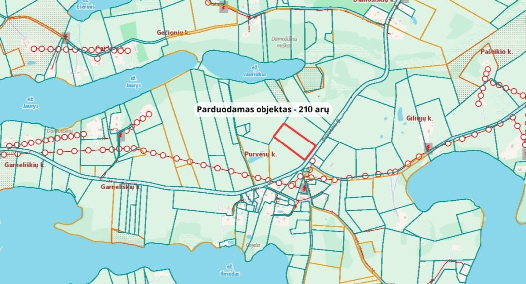 Parduodamas  sklypas Purvėnų g., Purvėnų k., Molėtų r. sav., 210 a ploto 5