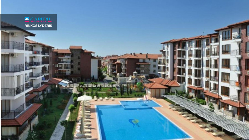 Parduodamas 1 kambario, 39 kv.m ploto butas Kiparis g., Nesebar 32