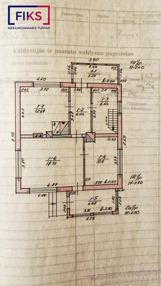 Parduodamas namas Kalno g., Kisieliškių k., Prienų r. sav., 65.93 m² ploto 2 kambariai 8