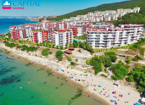 3 kambarių apartamentai, komplekse ant jūros kranto, Sveti Vlas, Bulgarijoje 3 kambarių apartamentai, komplekse ant jūros kranto, Sveti Vlas, Bulgarijoje