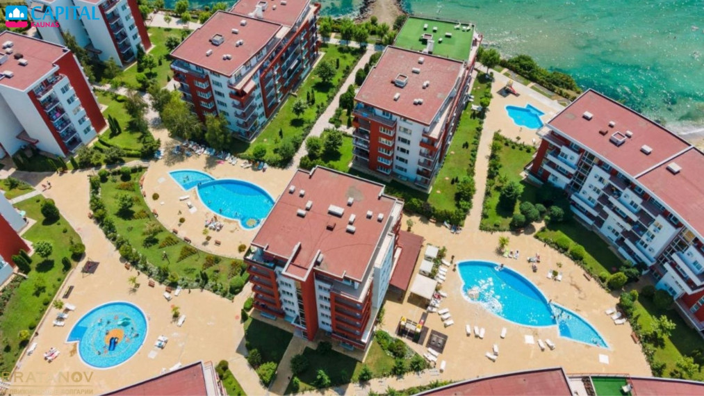 3 kambarių apartamentai, komplekse ant jūros kranto, Sveti Vlas, Bulgarijoje 2