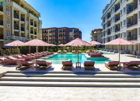 Moderni studija, naujame komplekse, Sunny Beach, Bulgarijoje Moderni studija, naujame komplekse, Sunny Beach, Bulgarijoje