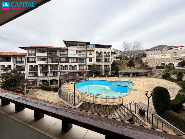 2 kambarių apartamentai, 1-oje eilėje nuo jūros, saulėtoje Bulgarijoje 2