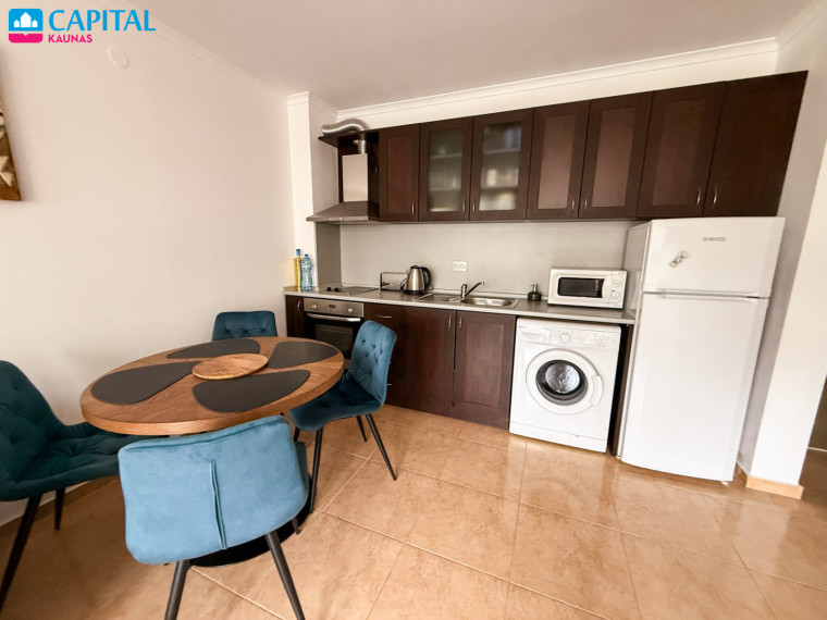 2 kambarių apartamentai, 1-oje eilėje nuo jūros, saulėtoje Bulgarijoje 6