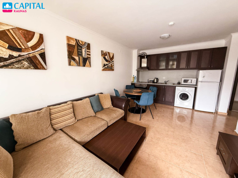 2 kambarių apartamentai, 1-oje eilėje nuo jūros, saulėtoje Bulgarijoje 7