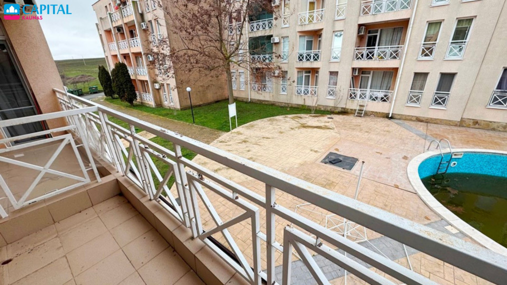 Parduodamas 1 kambario, 32 kv. m butas netoli Saulėtojo Kranto Tynkovo kryptimi 9