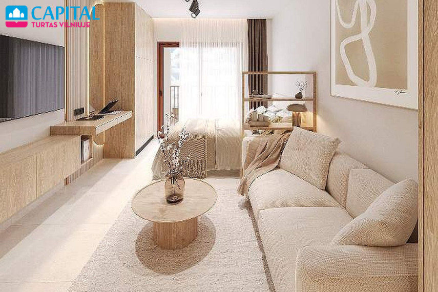 Naujos statybos studija 500 m iki jūros Torrevieja mieste nuo 109000€! 8