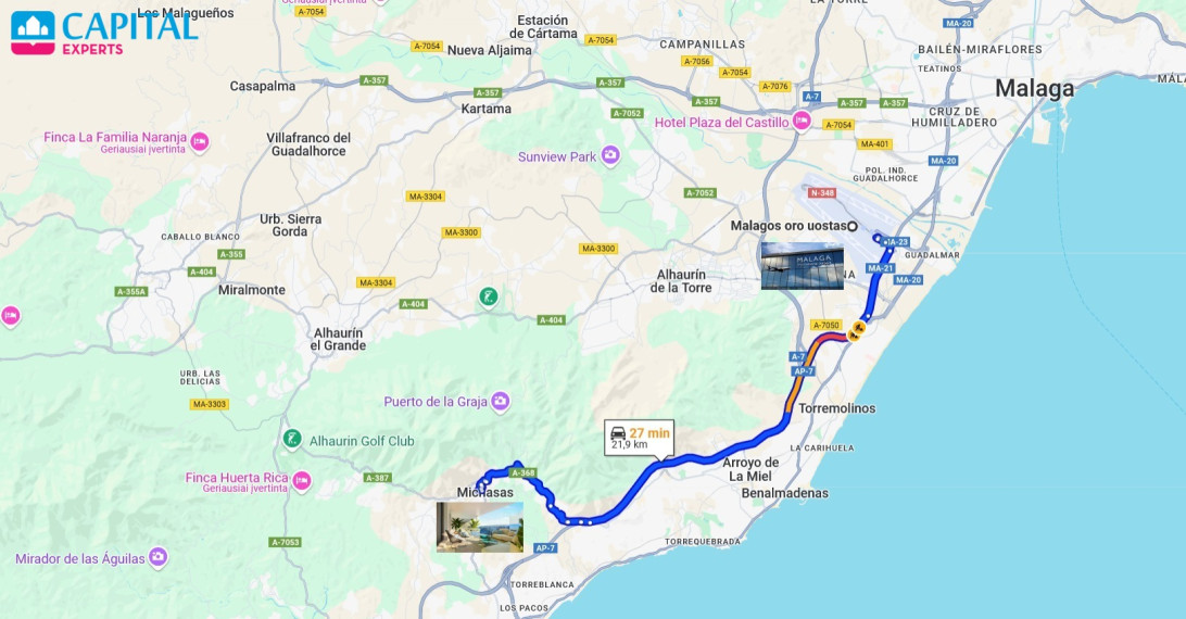 Ispanijoje, Andalūzijos reg., Malagos prov., Mijas Costa parduodamas 3 k. 101.72 kv.m. butas  6