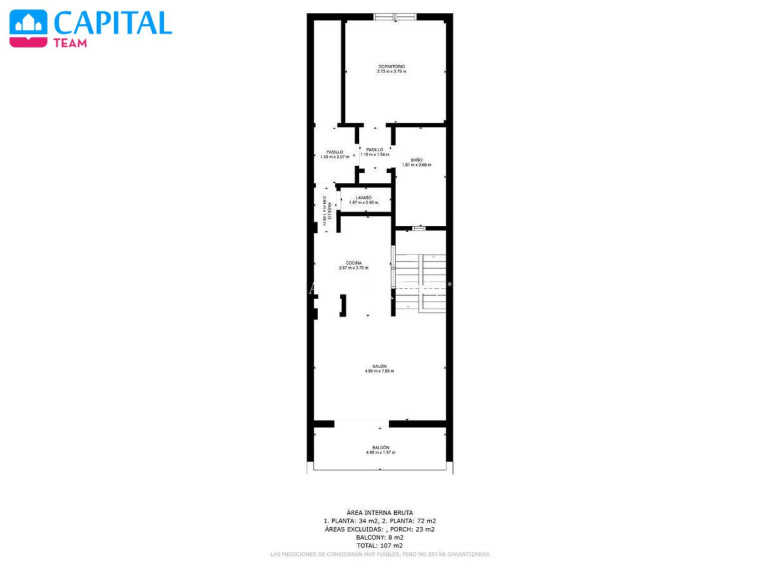 Parduodamas namas Calle Cardones, 2 , 138.00 kv.m ploto,  Floors 19