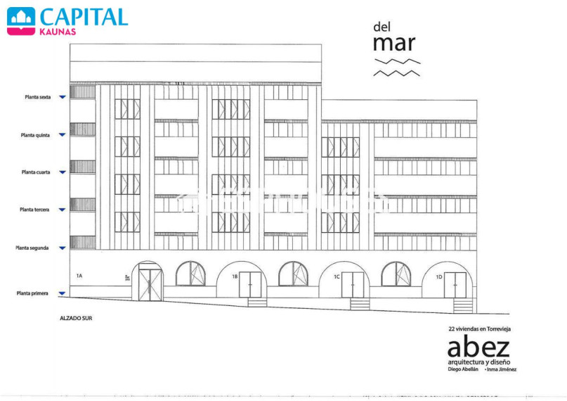 Parduodamas butas Calle del Mar Báltico, 29 , 152.00 kv.m ploto, 2 kambariai 4